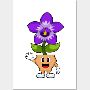 Plant pot Orchid Flower Posters and Art